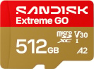 SanDisk mälukaart 512GB Extreme GO UHS-I U3 V30 microSDXC