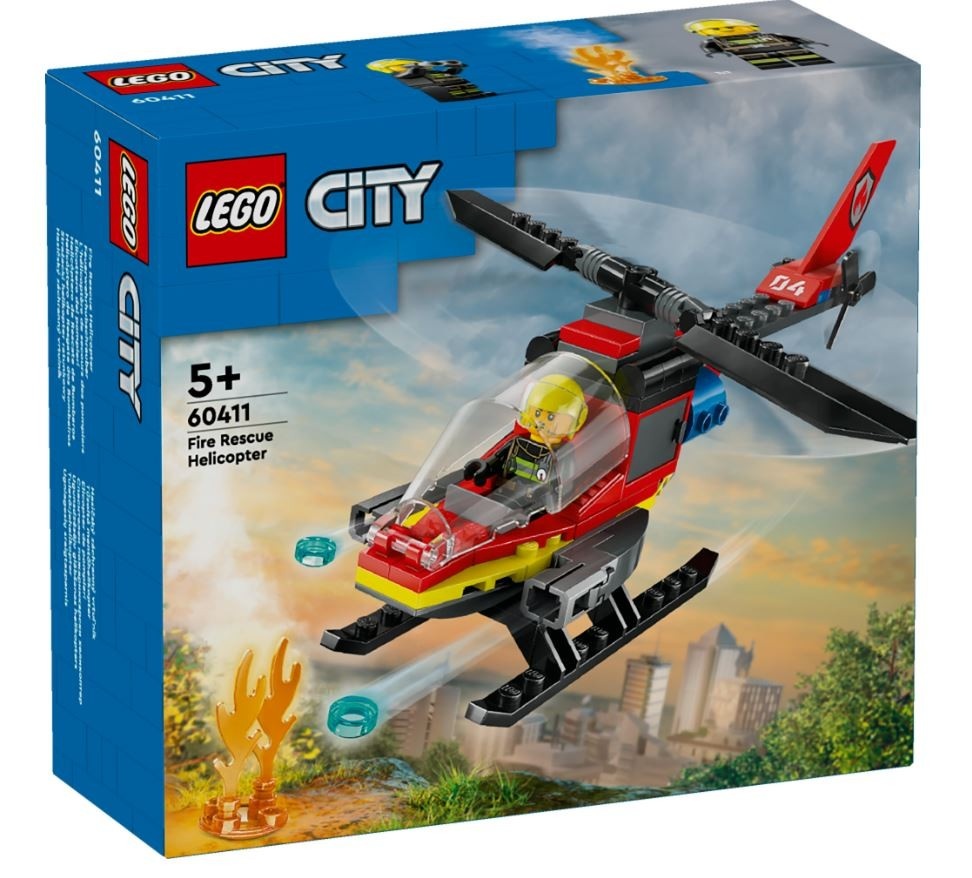 LEGO klotsid 60411 City Feuerwehrhubschrauber