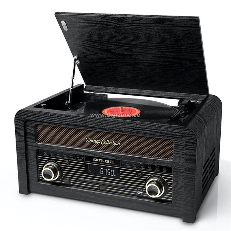 Muse plaadimängija MT-115W (USB, AUX, CD, FM, Bluetooth)