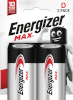 Energizer patarei Energizer Max Alkaline D CHP2