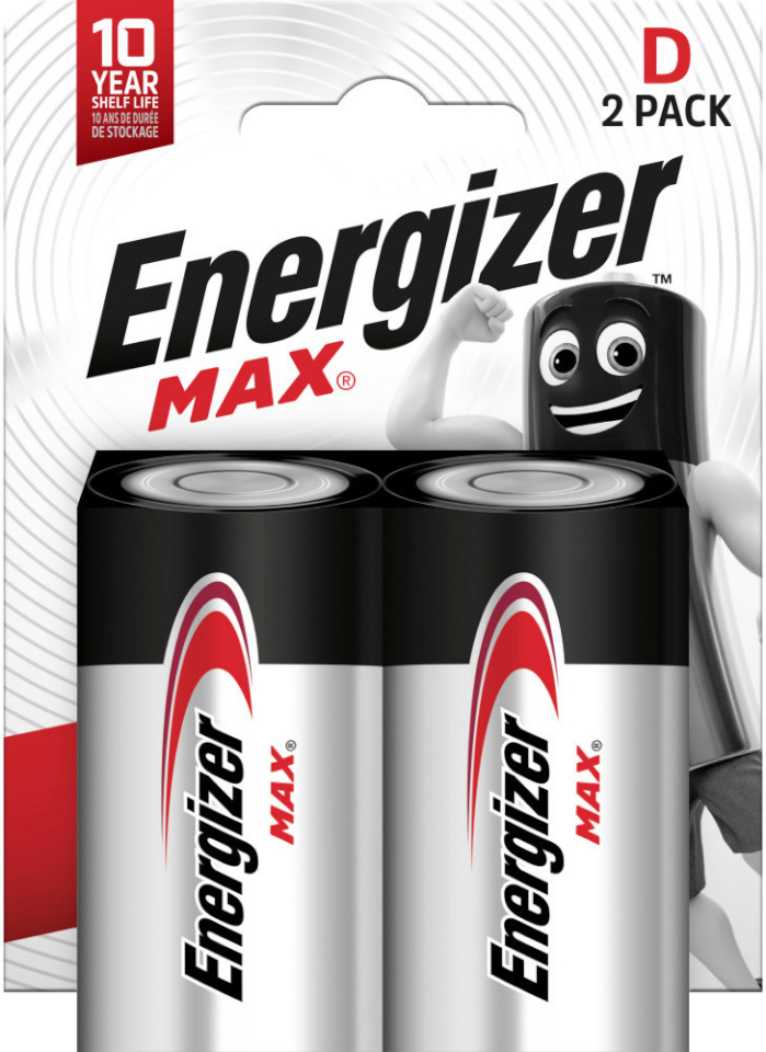 Energizer patarei Energizer Max Alkaline D CHP2