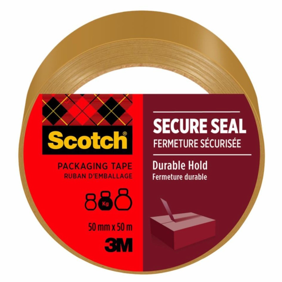 3M pakketeip Scotch Packaging Tape 50mm x 50m pruun HV 5050 S.B.