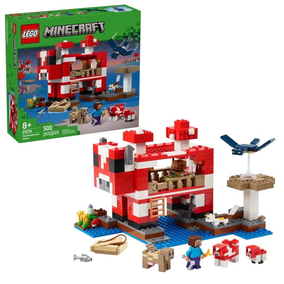 Lego klotsid MINECRAFT 21270 The Mooshroom House