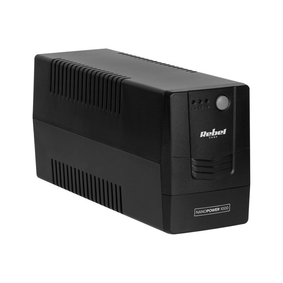 Rebel UPS Nanopower 1000 uninterruptible power supply (UPS) Line-Interactive 1000 VA 600 W 2 AC outlet(s)