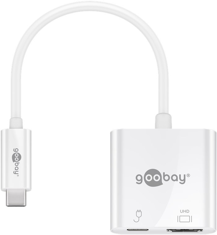 Goobay adapter Goobay USB-C HDMI (4k 60 Hz) 	62110 valge