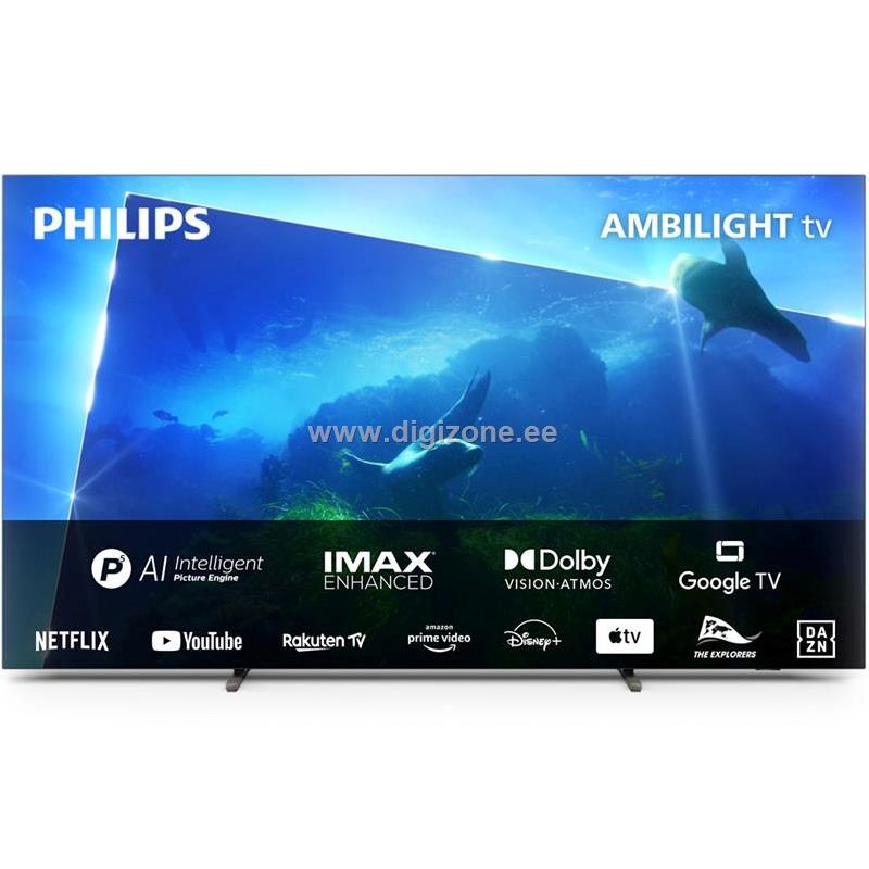 Philips televiisor 77OLED818/12 77" 4K Ultra HD WiFi, must