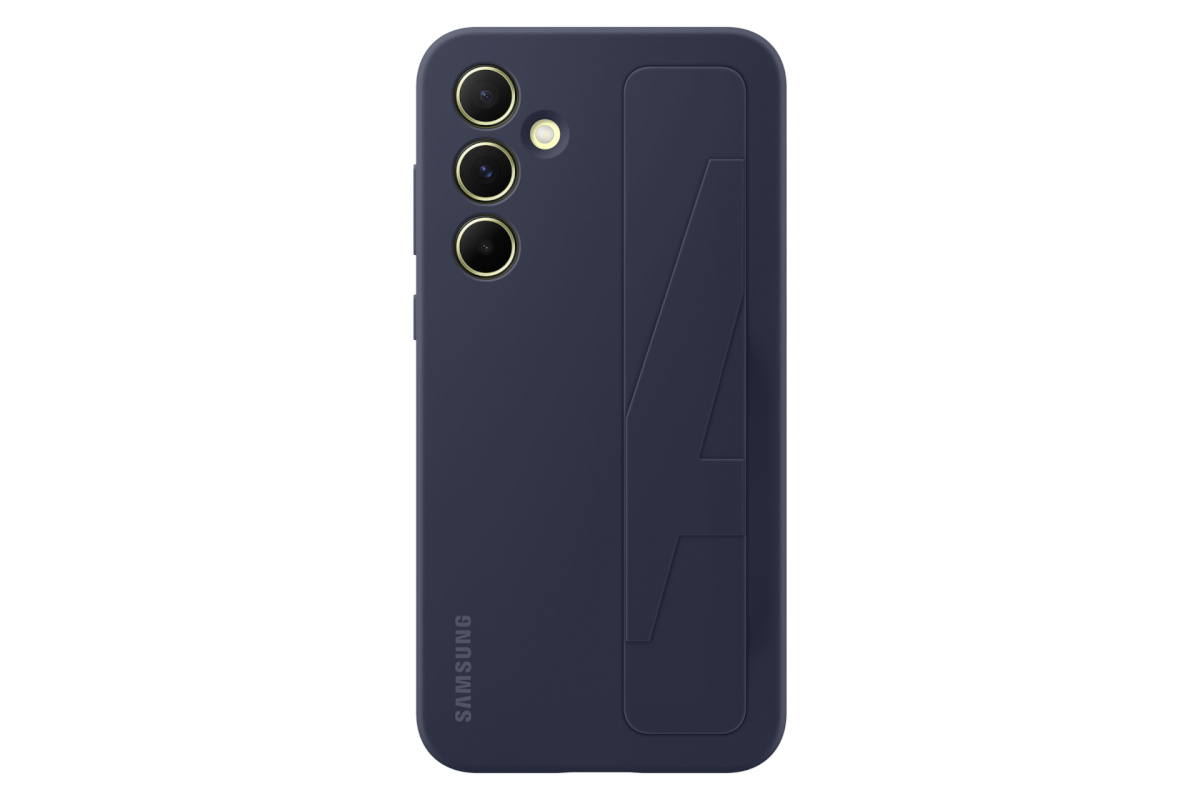 Samsung kaitsekest Galaxy A55 Standing Grip sinine must