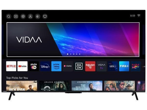 TOSHIBA televiisor 43" 4K Smart 3840x2160 Wireless Lan Bluetooth Android Tv must 43qv2463dg