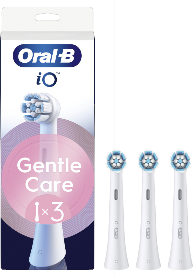 Braun lisaharjad Oral-B iO Gentle Care 3tk, valge