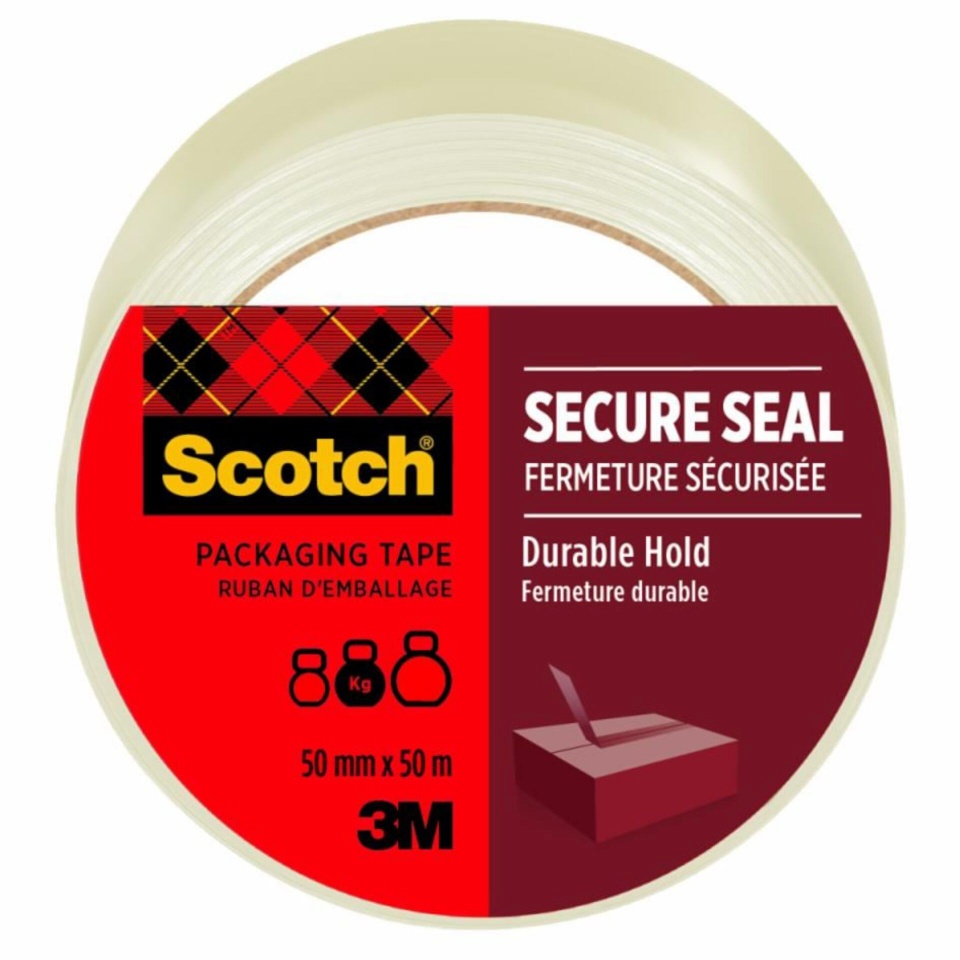 3M pakketeip Scotch Packaging Tape 50mm x 50m läbipaistev HV 5050 S.T.