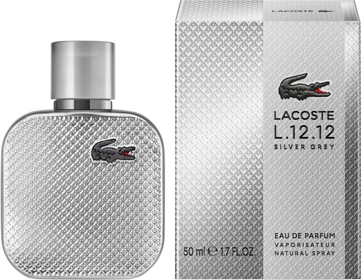 Lacoste parfüüm L.12.12 Silver Grey 50ml, meestele