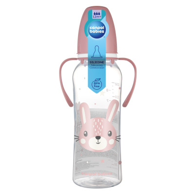 Canpol BABIES pudel käepidemetega CUTE ANIMALS, 250 ml, 11/845_pin