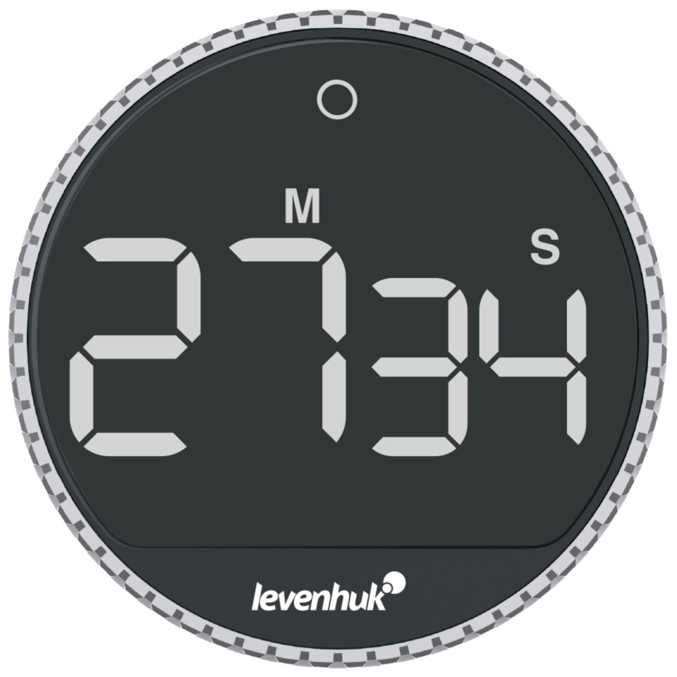 Levenhuk taimer Wezzer Tick H20 Timer, must/hõbedane