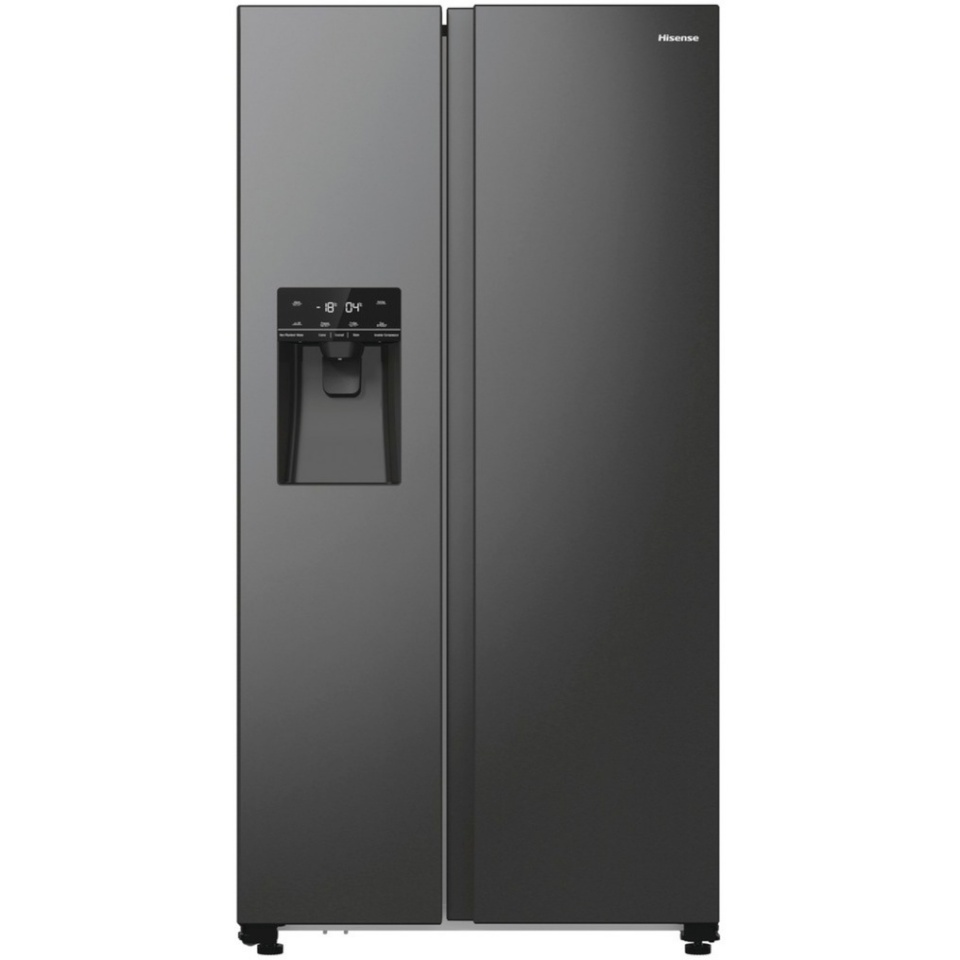 Hisense külmik RS5P535NTFE Side By Side Refrigerator, NoFrost, 566L, 179cm, must