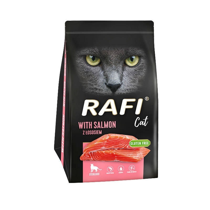 Dolina Noteci kuivtoit kassile RAFI Cat Sterilised with Salmon, 1,5kg