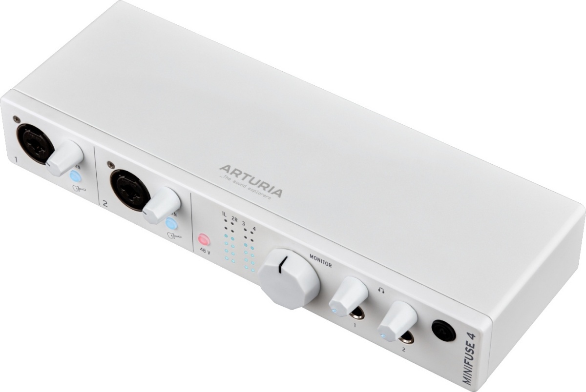 Arturia Minifuse 4 helikaart USB-C jaoks, valge