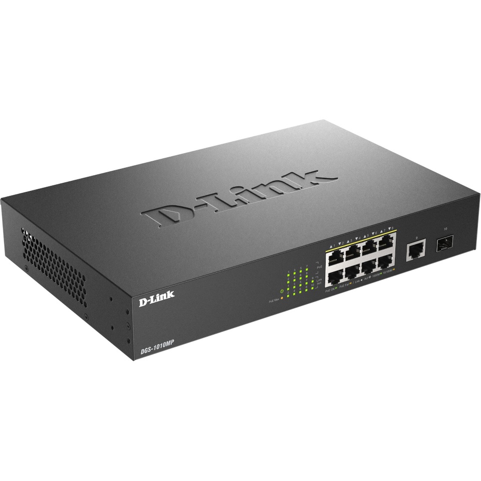 D-link switch D-Link DGS-1010MP/E 10Port Layer2 PoE+ GigabitSwitch