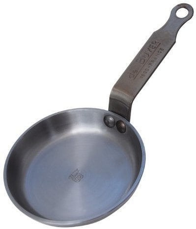 De Buyer praepann Mineral B Element Blini Pan, Carbon Steel, 12cm