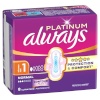 Always hügieenisidemed tiibadega Platinum Normal Size 1, 8tk