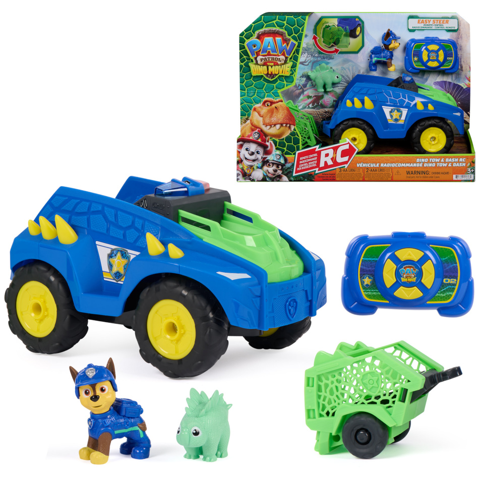Spinmaster Paw Patrol: Der Dino Film - Chase' ferngesteuertes Dino Rettungs-Fahrzeug