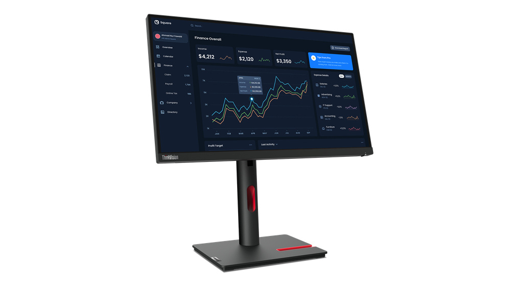 Lenovo monitor ThinkVision T22i-30 21.5" Full HD LED, must