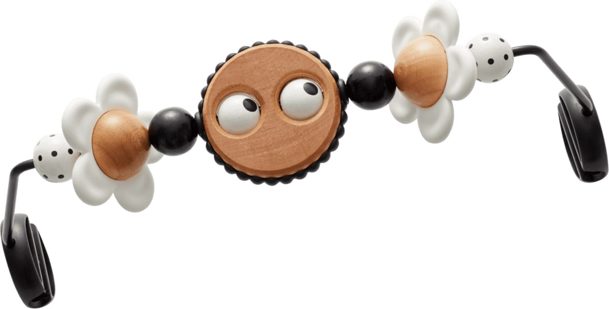 BabyBjörn mänguasi lamamistoolile Googly Eyes, must-valge