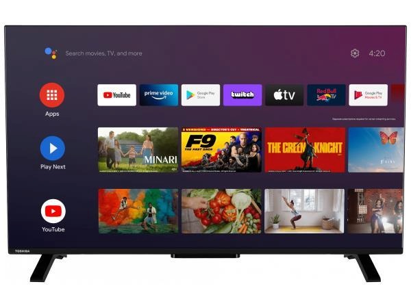 TOSHIBA televiisor 55" 4K Smart 3840x2160 Wireless Lan Bluetooth Android Tv must 55ua2363dg
