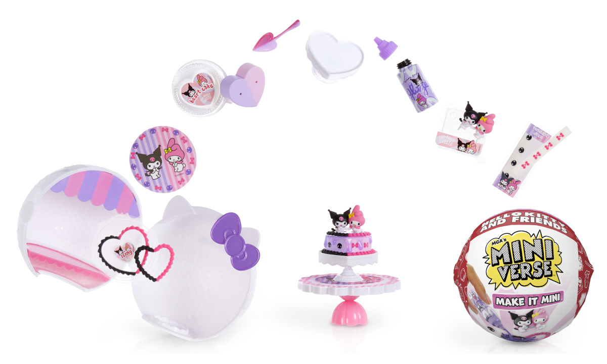 MGA mängunukk MGA's Miniverse - Make It Mini Hello Kitty and Friends Series 2 Mini Collectables (sortierter Artikel)