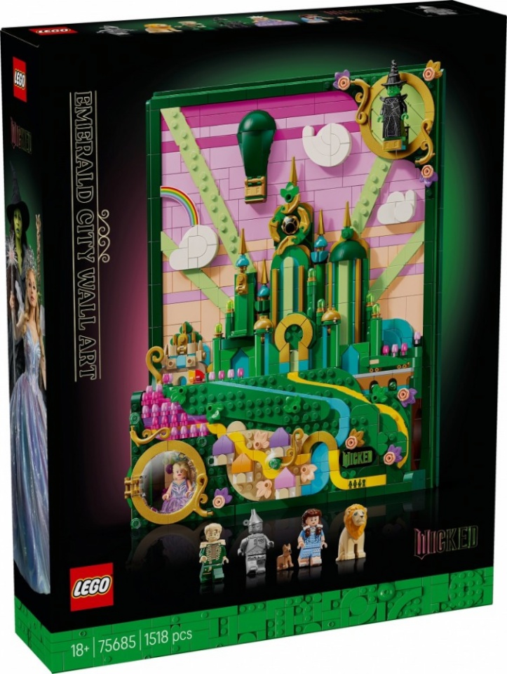 Lego klotsid Wicked 75685 Obraz Emerald City