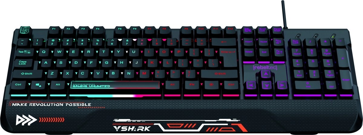 Rebeltec klaviatuur Full size Game Keyboard SHARK