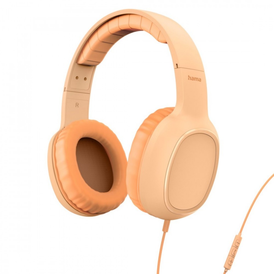 Hama kõrvaklapid Over ear headphones fun C oranž