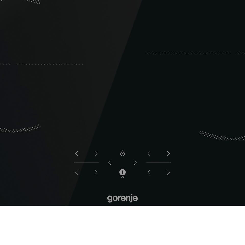 Gorenje pliidiplaat GI6401BSC Hob, Induction, 59,5 cm, 4 cooking zones, must