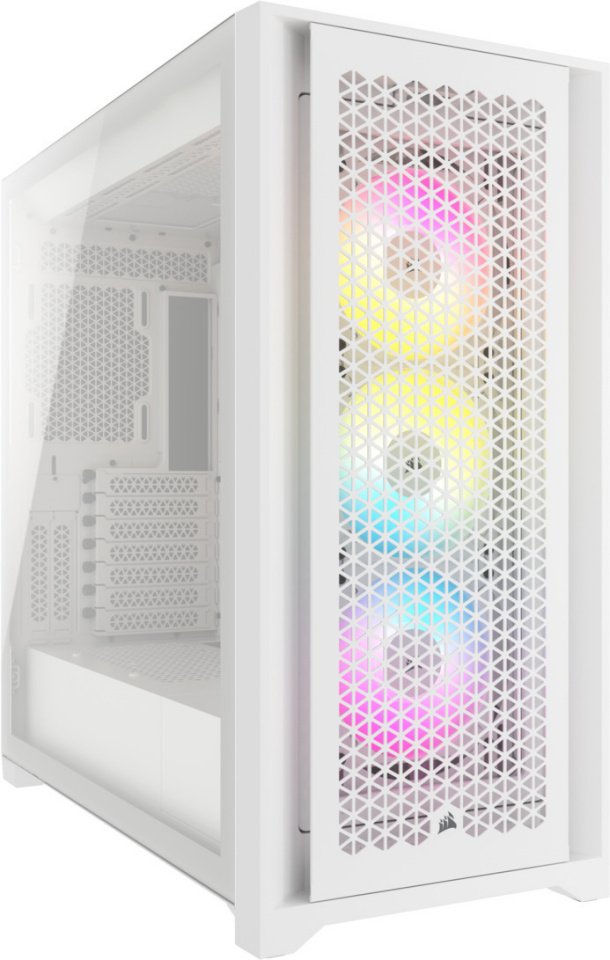 Corsair korpus  iCUE 5000D RGB AIRFLOW Mid Tower ATX, valge