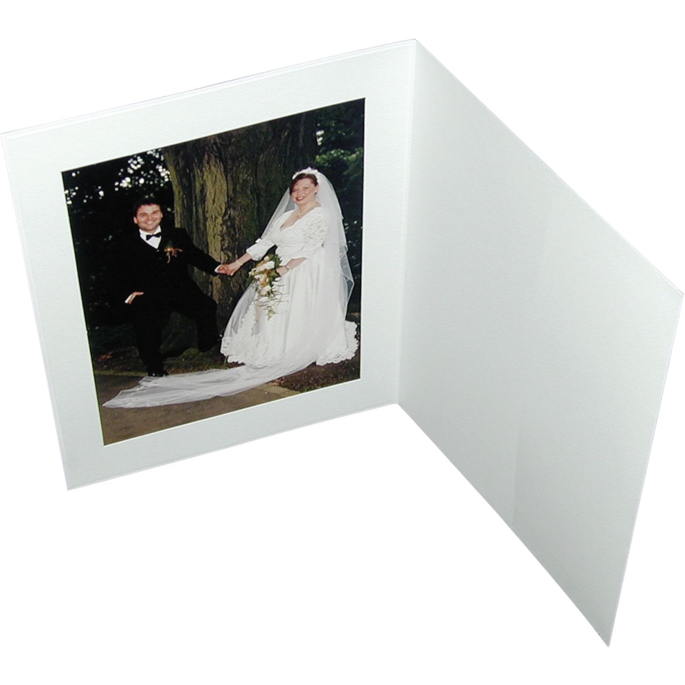 Daiber fototaskud 1x100 Portrait folders with Passepartout 15x20 valge matt