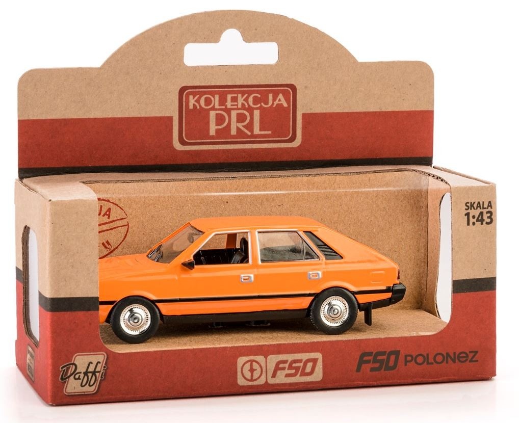 Daffi K-582 Pojazd PRL FSO POLONEZ - oranž
