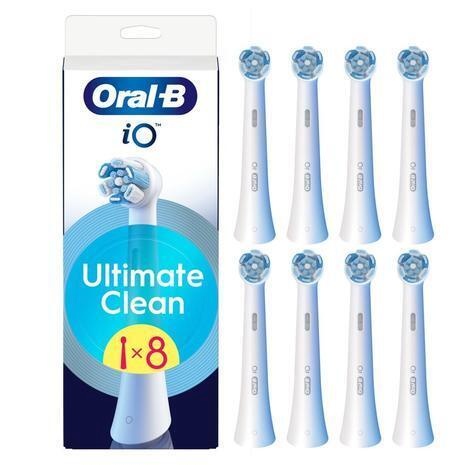 Braun lisaharjad Oral-B iO Ultimate Clean 8tk, valge