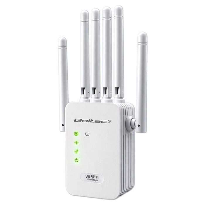 Qoltec WiFi 6 signal booster Repeater Access Point