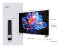 TCL televiisor P6K 43P6K TV 109.2 cm (43") 4K Ultra HD Smart TV Wi-Fi Metallic