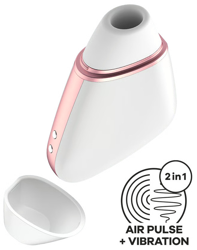 Satisfyer õhuimpulssvibraator Love Triangle, valge