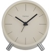 Hama lauakell 222229 Flores Analogue Radio Alarm Clock, hall/beež 