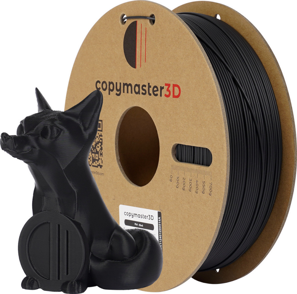 Copymaster3D PLA 3D-printer niit, 1,75 mm, must