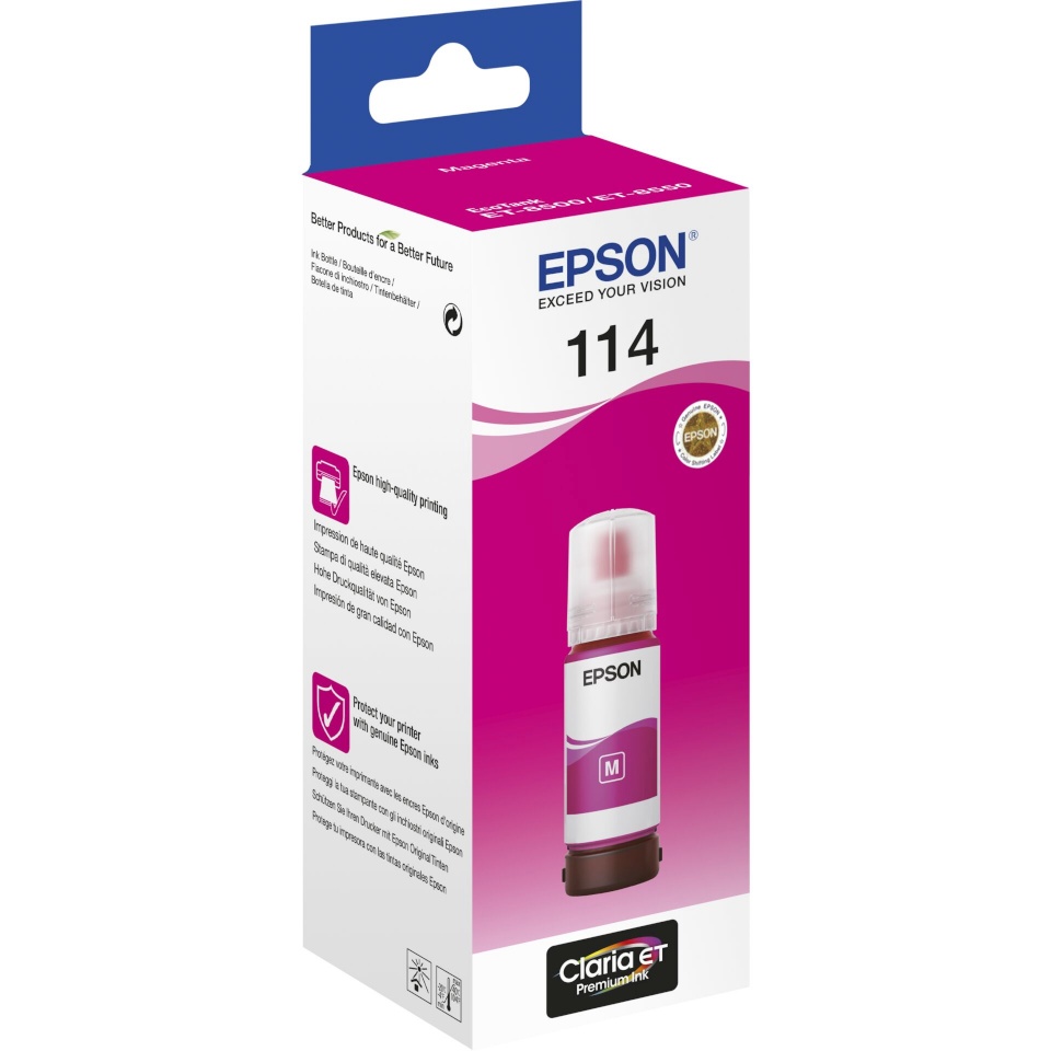 Epson tindikassett Epson EcoTank punane T114 70ml T07B3