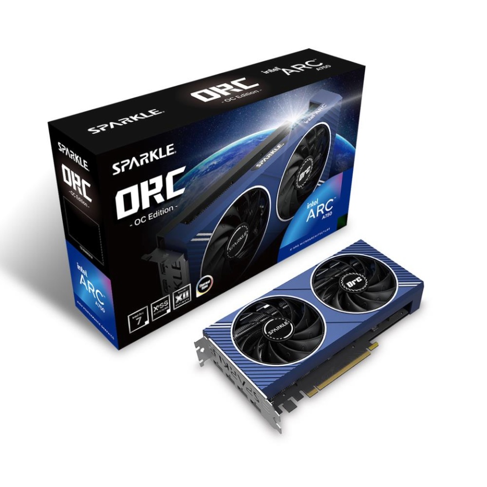 A750 8GB Sparkle Intel Arc Orc OC GDDR6