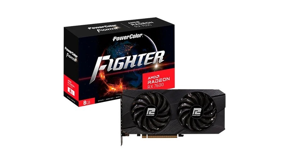PowerColor videokaart Fighter RX7600 8G-F