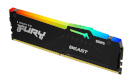 Kingston FURY Beast RGB - DDR5 - Modul - 16 GB - DIMM 288-PIN - 6400 MHz / PC5-51200 - CL32 - 1.4 V - ungepuffert - on-die ECC - Schwarz (KF564C32BBEA-16)