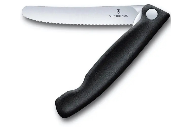 Victorinox kööginuga Swiss Classic Folding Vegetable Knife, must