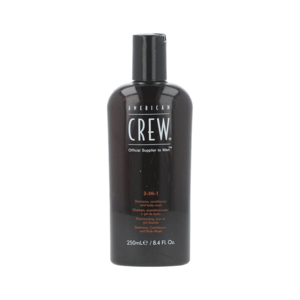 American Crew šampoon 3-IN-1 250ml, meestele