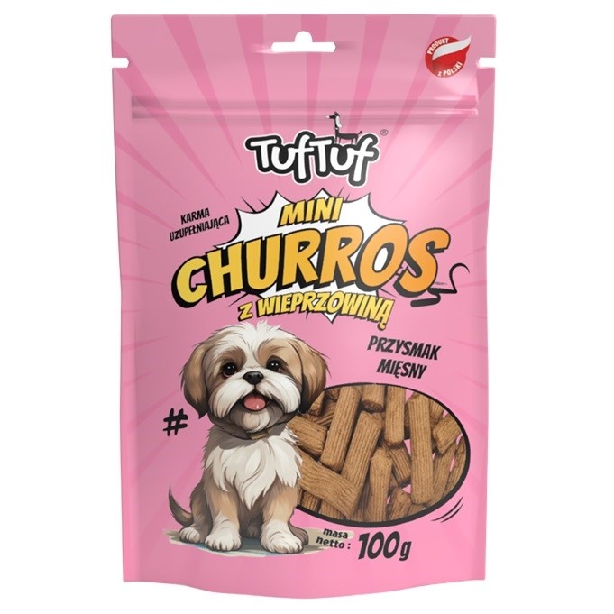 Tuftuf maius koerale Mini Churros with Pork, 100g
