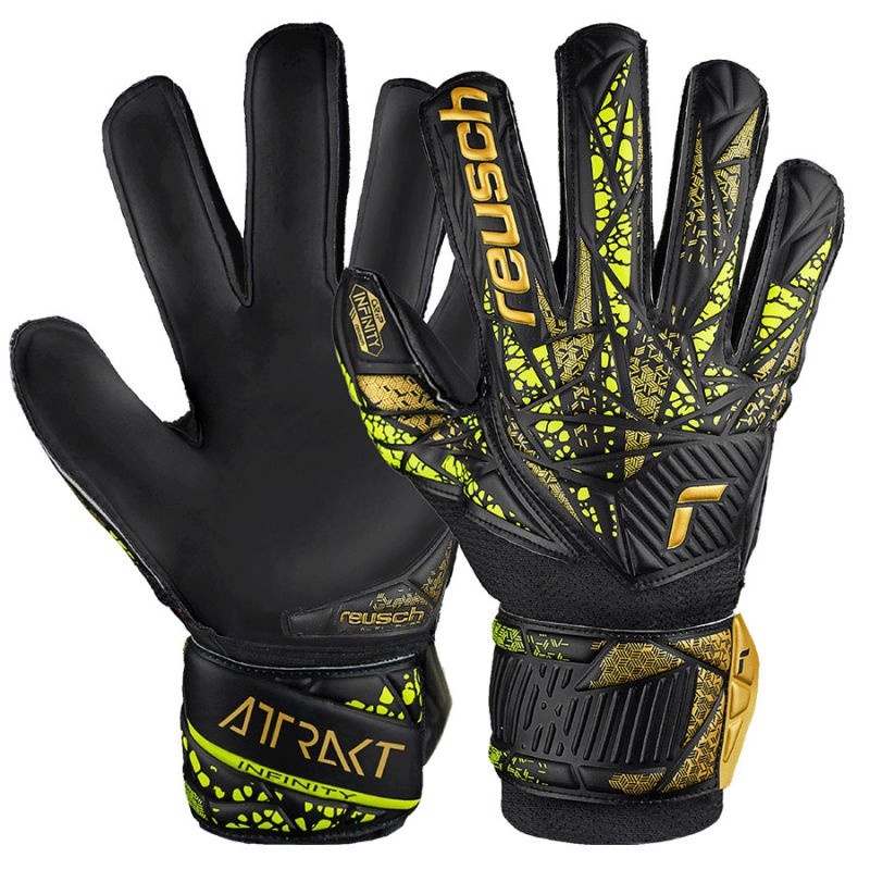 Reusch Attrakt Infinity Finger Support Jr väravavahi kindad 54 72 710 7739 4