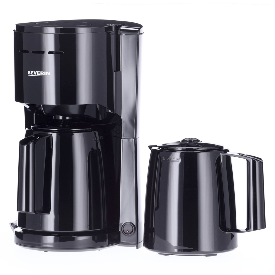 Severin filterkohvimasin KA 9307 must Filter Coffee Maker with 2 Jugs